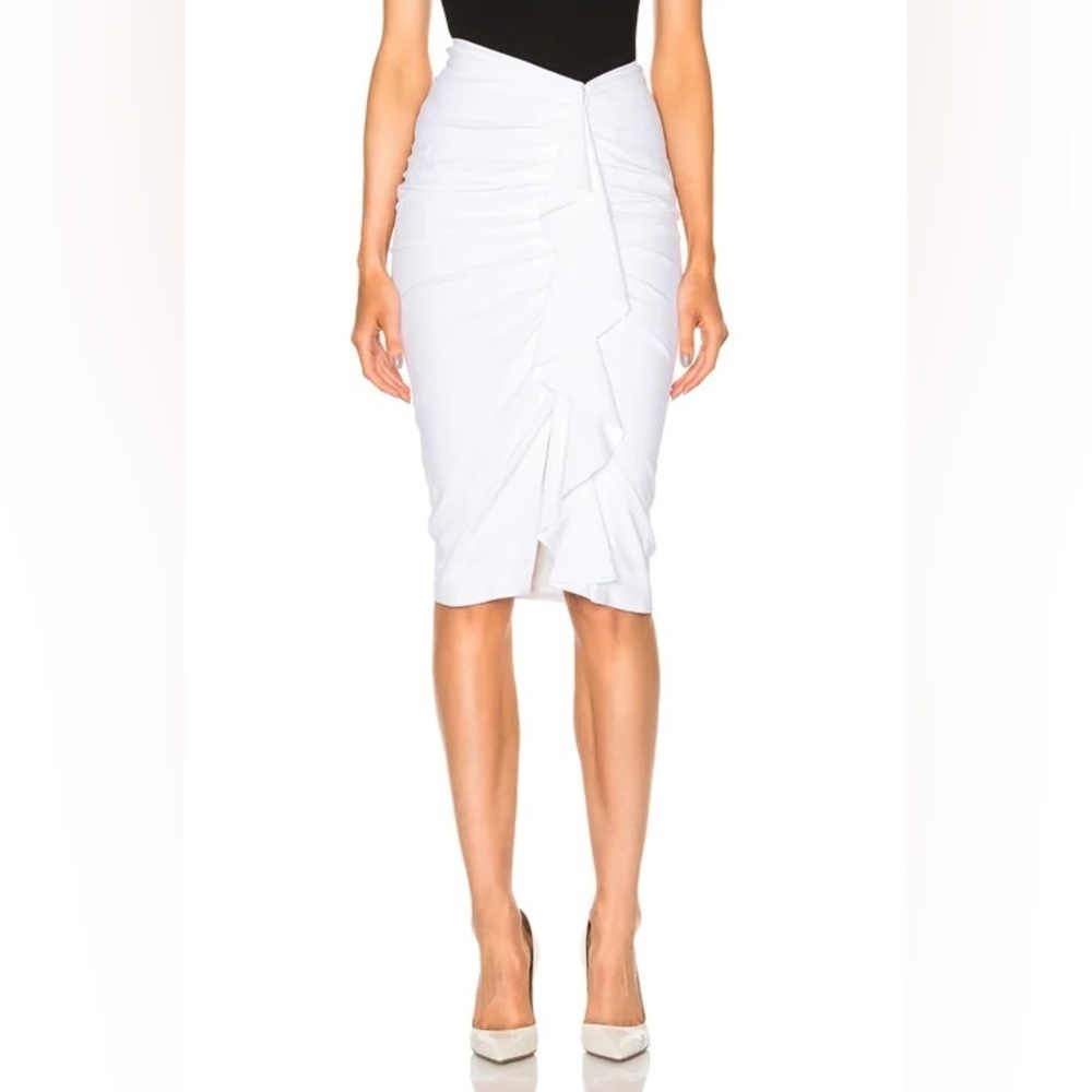 VERONICA BEARD
Drew Cascade Ruffle Pencil Skirt